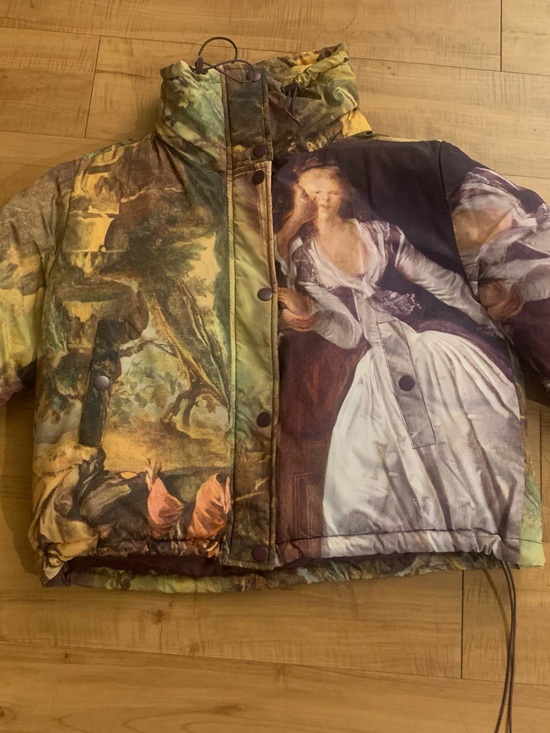 BDG Jackets & Blazers - Urban Outfitters BDG Art Print Puffer Jacket